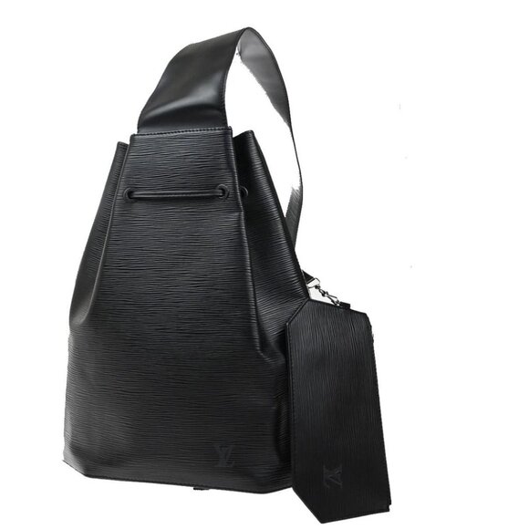LOUIS VUITTON LV Sac A Dos Shoulder Bag Epi Leather Black France - Picture 1 of 16